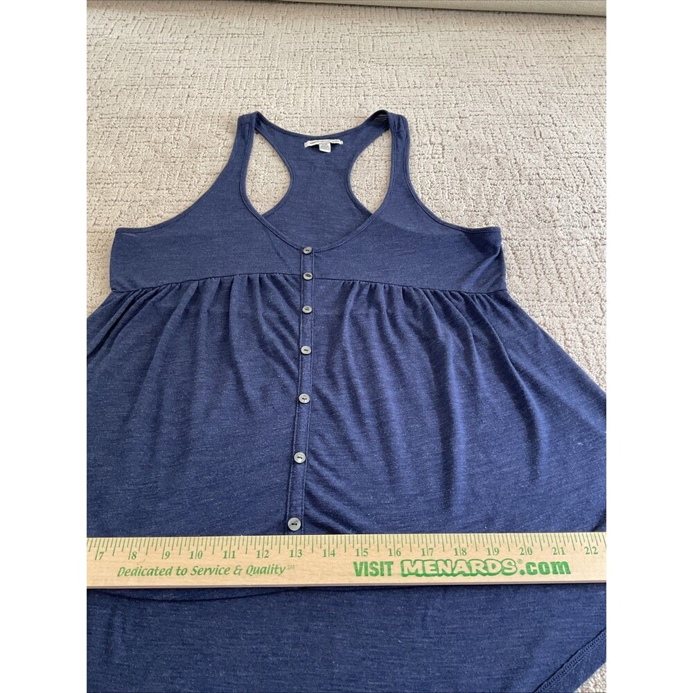 American Eagle Outfitters Tank Top, Women's Size Medium, Blue Button Up.EUC - Picture 13 of 14